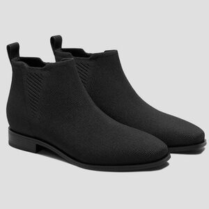 Vivaia Ryan Square Toe Chelsea Boots Black Size 40